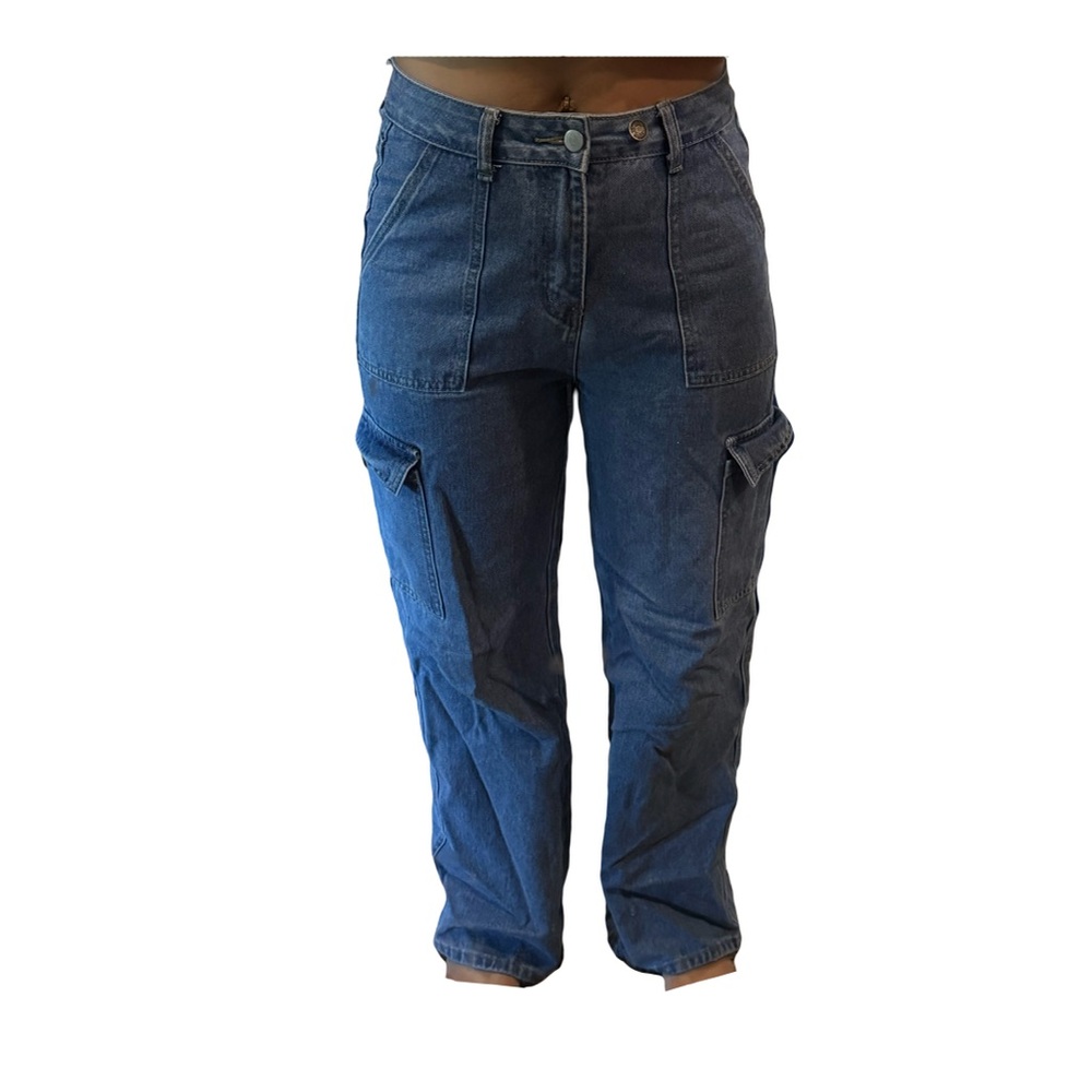 Blue Cargo Jeans